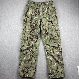 US Navy Pants Mens Small Regular Working Uniform Type III Seals Trouser Camo